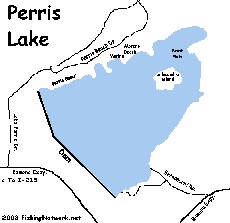 Perris Lake Map